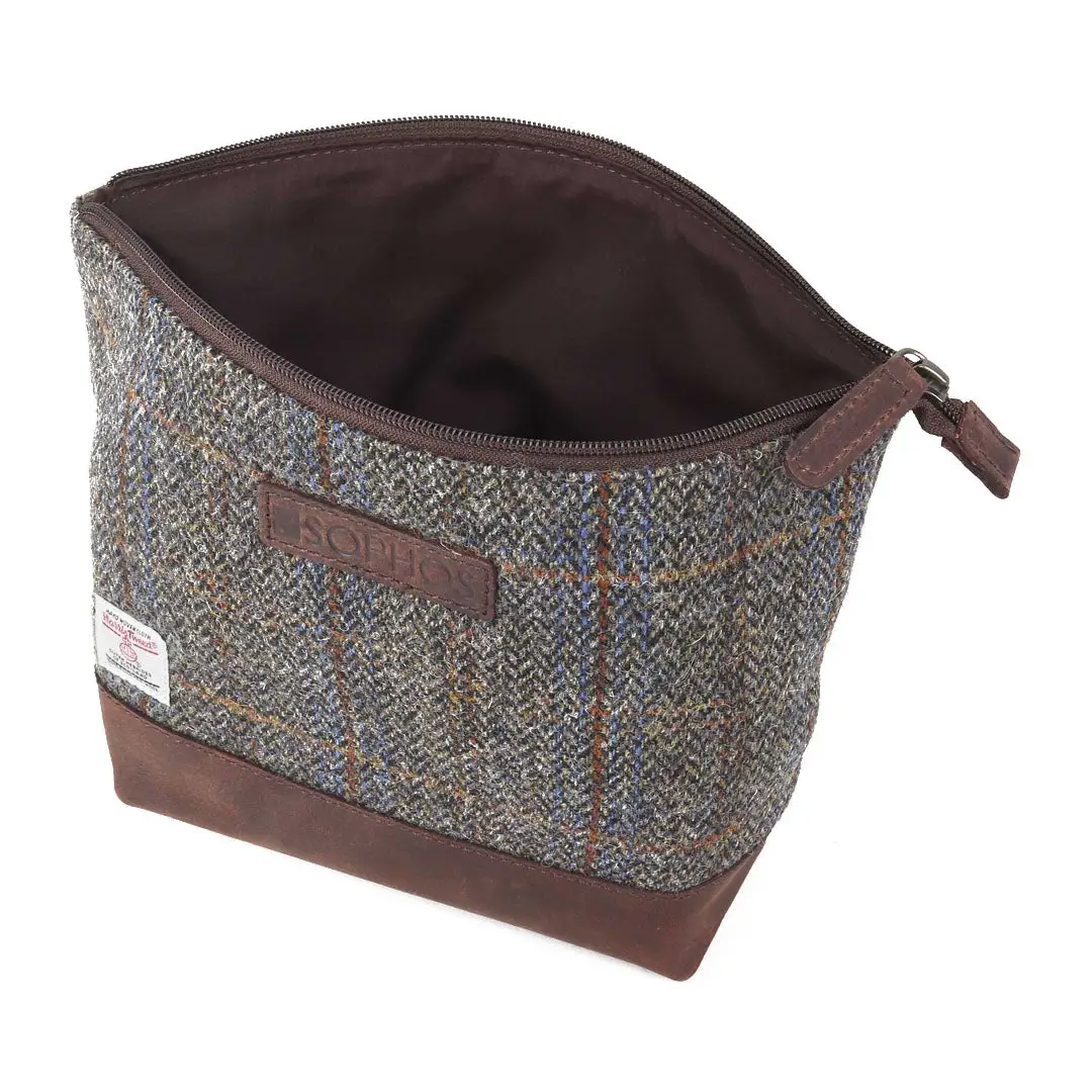 Sophos Harris Tweed Triangle Washbag - Image 4