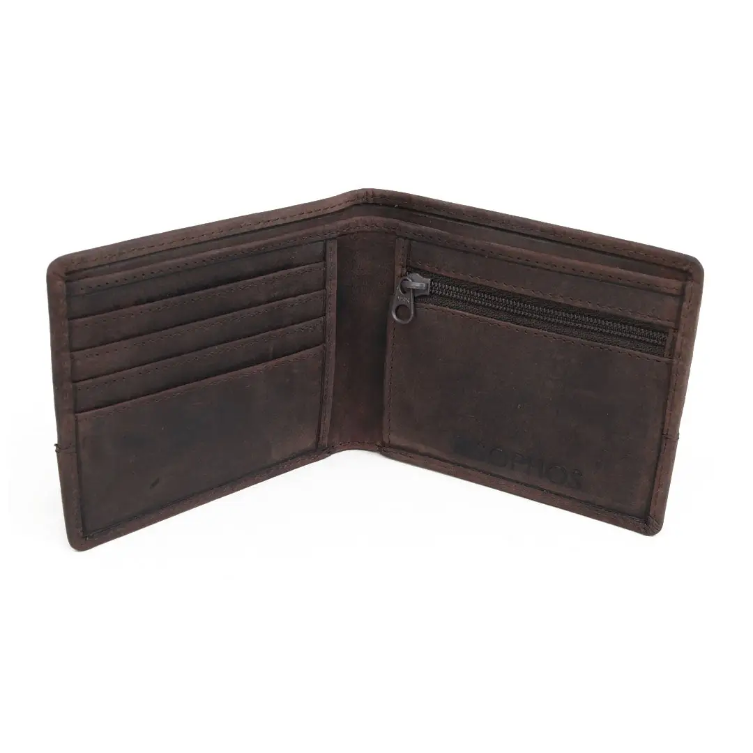 Sophos Harris Tweed Wallet Brown - Image 2