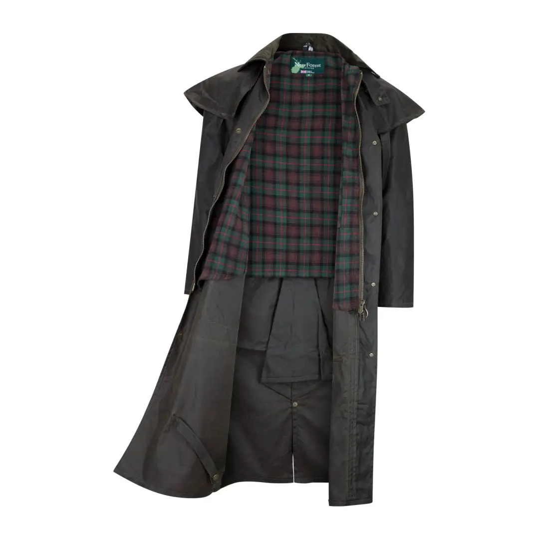New Forest Stockman Full Length Wax Coat - Image 3