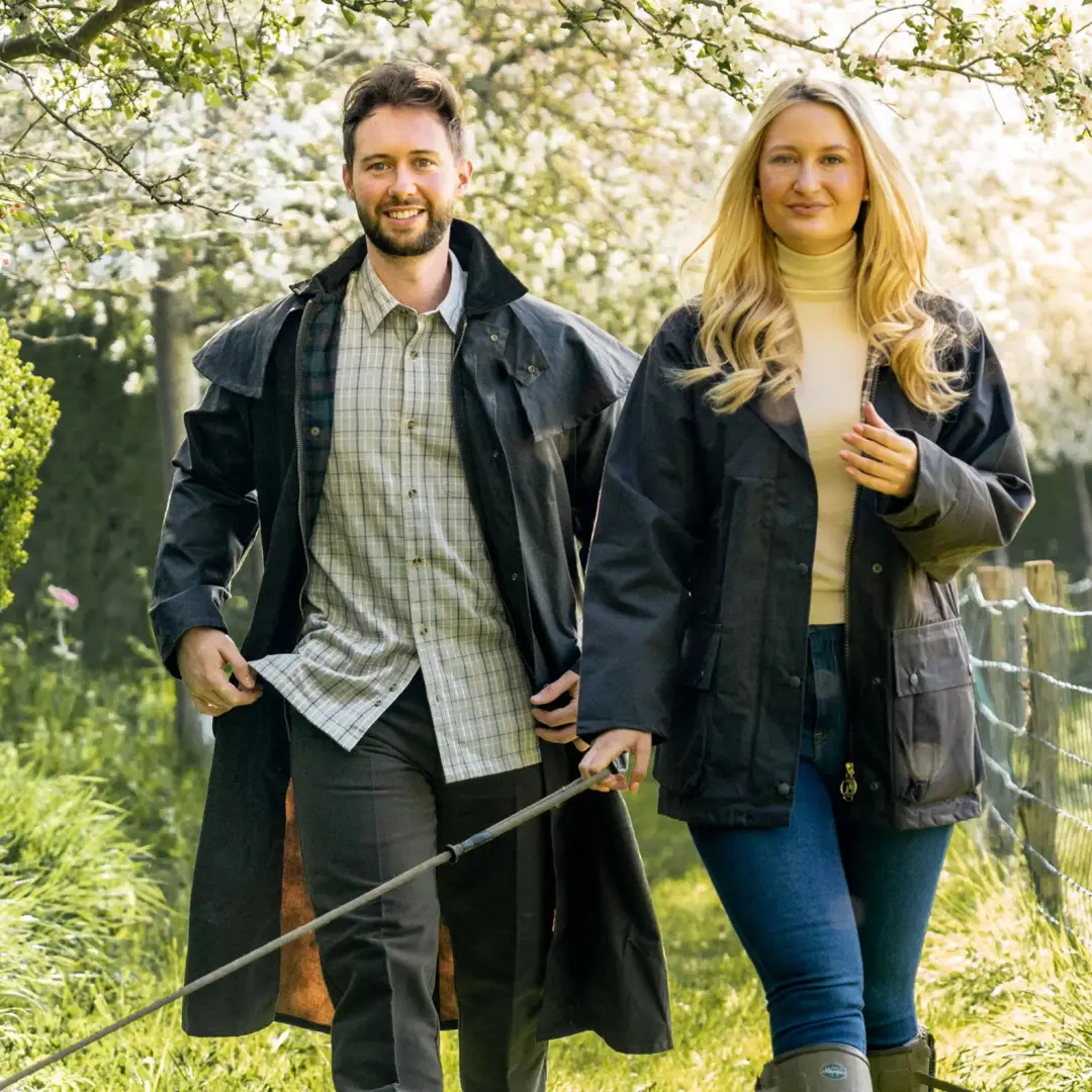 New Forest Stockman Full Length Wax Coat - Image 6