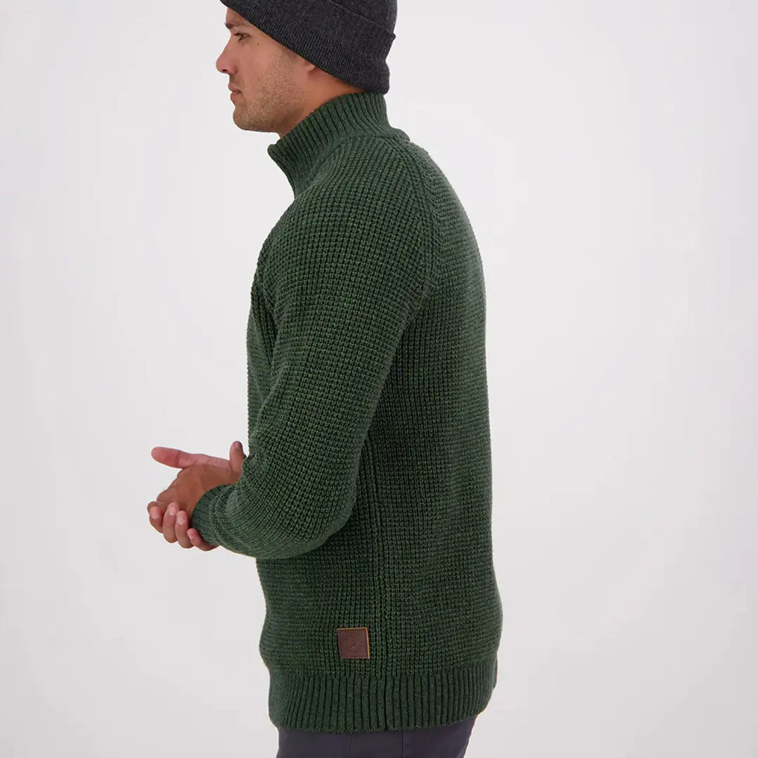 Swanndri Chalky Island Waffle Jumper - Image 4