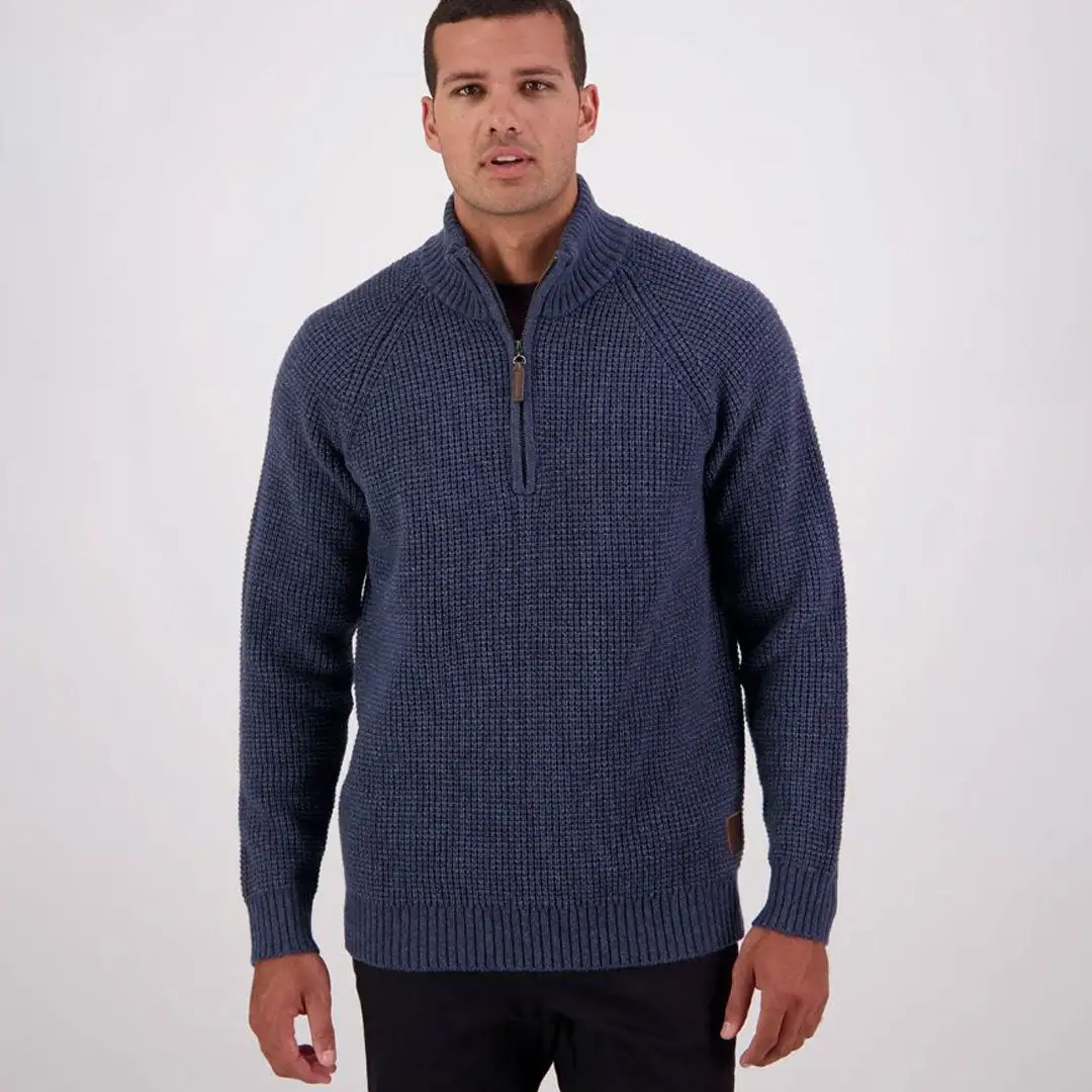 Swanndri Chalky Island Waffle Jumper - Image 3
