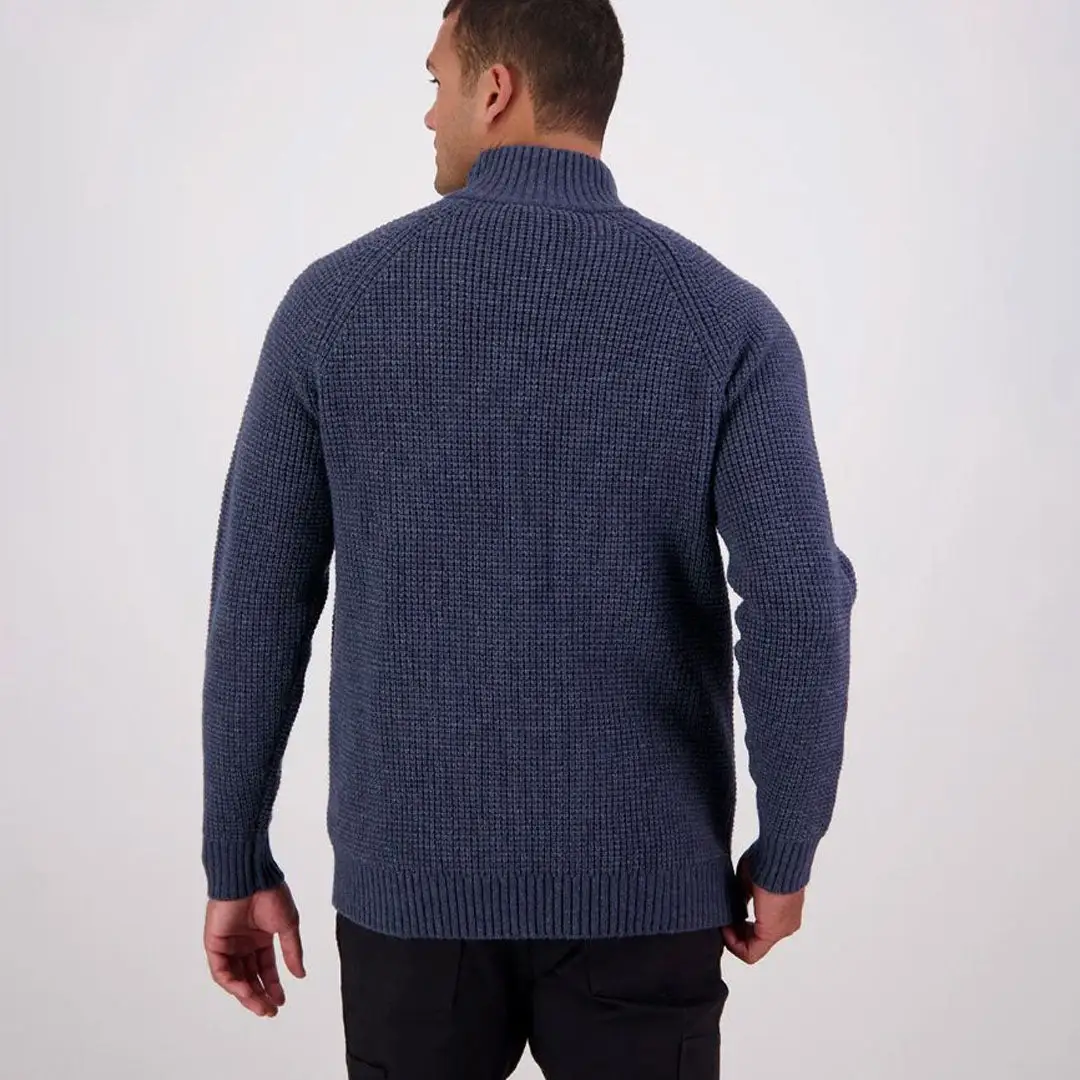 Swanndri Chalky Island Waffle Jumper - Image 4