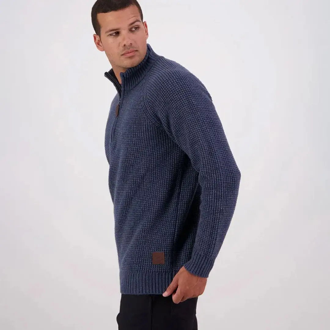 Swanndri Chalky Island Waffle Jumper - Image 5