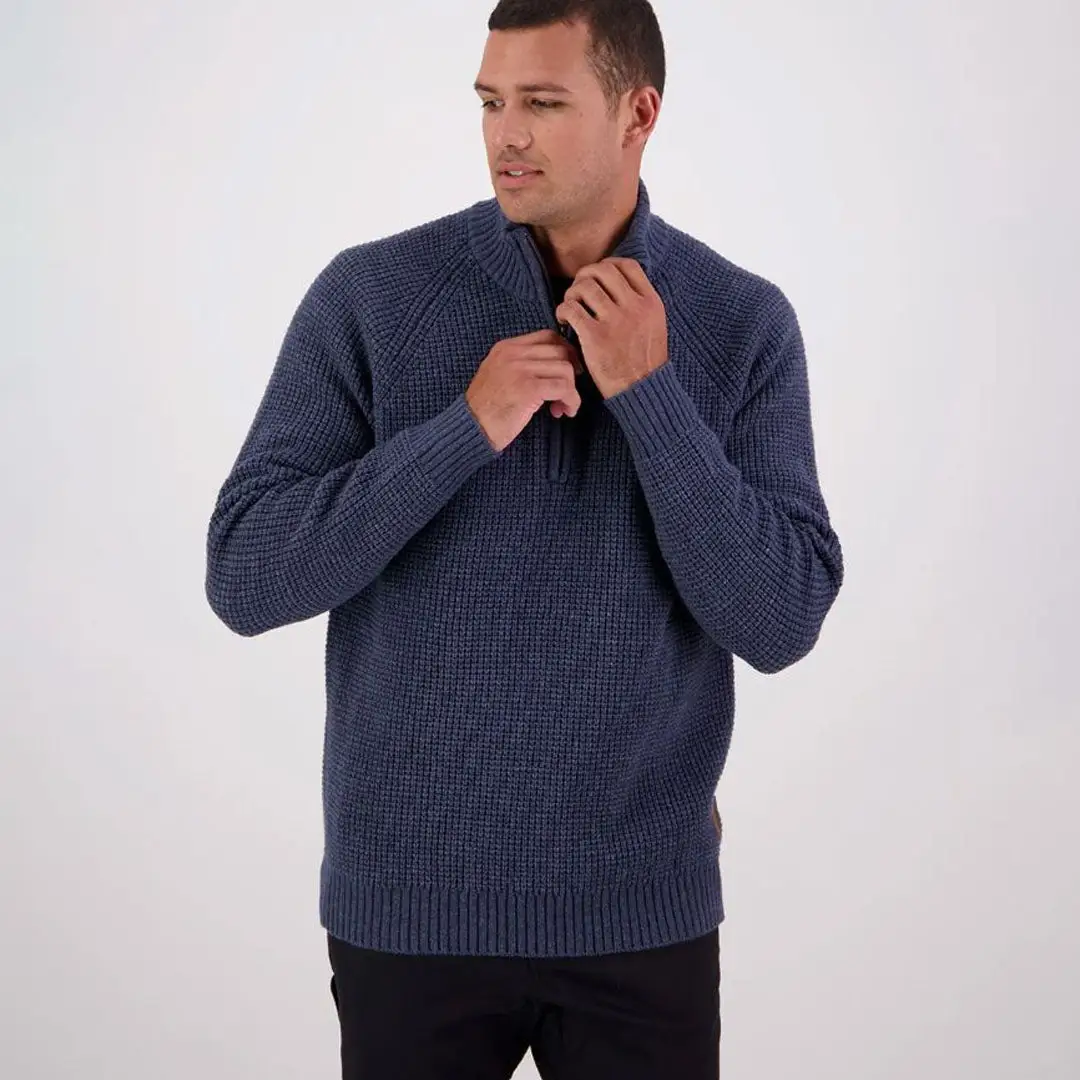 Swanndri Chalky Island Waffle Jumper - Image 6