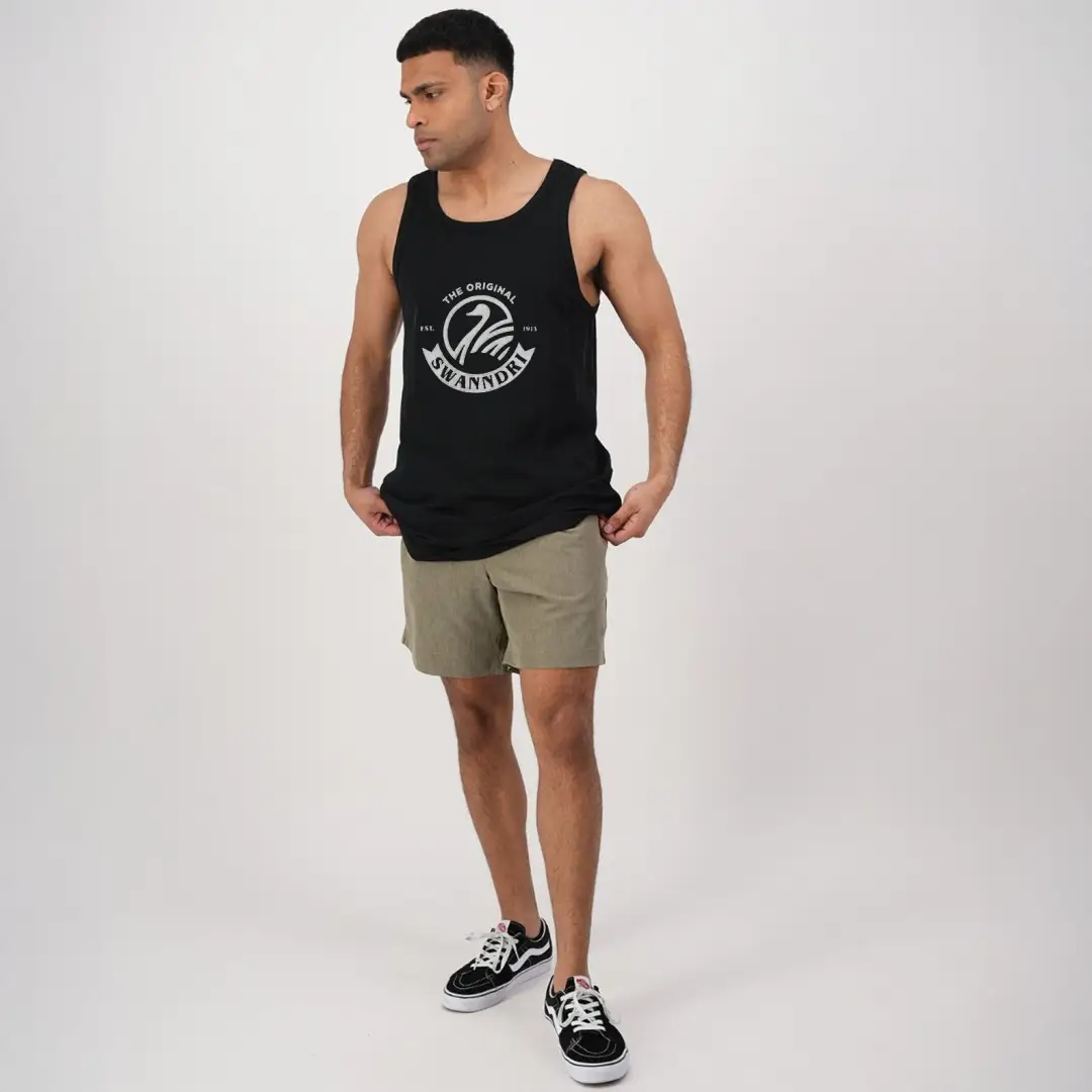 Swanndri Classic Printed Singlet - Image 2