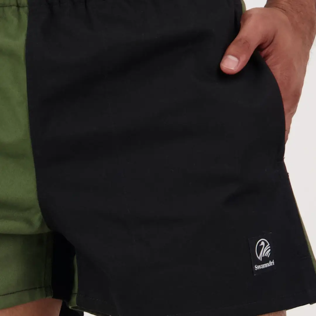 Swanndri Cotton Harlequin Rugby Shorts - Image 3