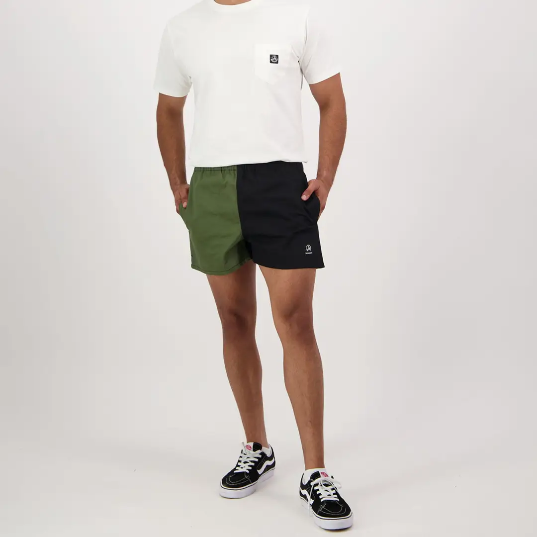 Swanndri Cotton Harlequin Rugby Shorts - Image 5