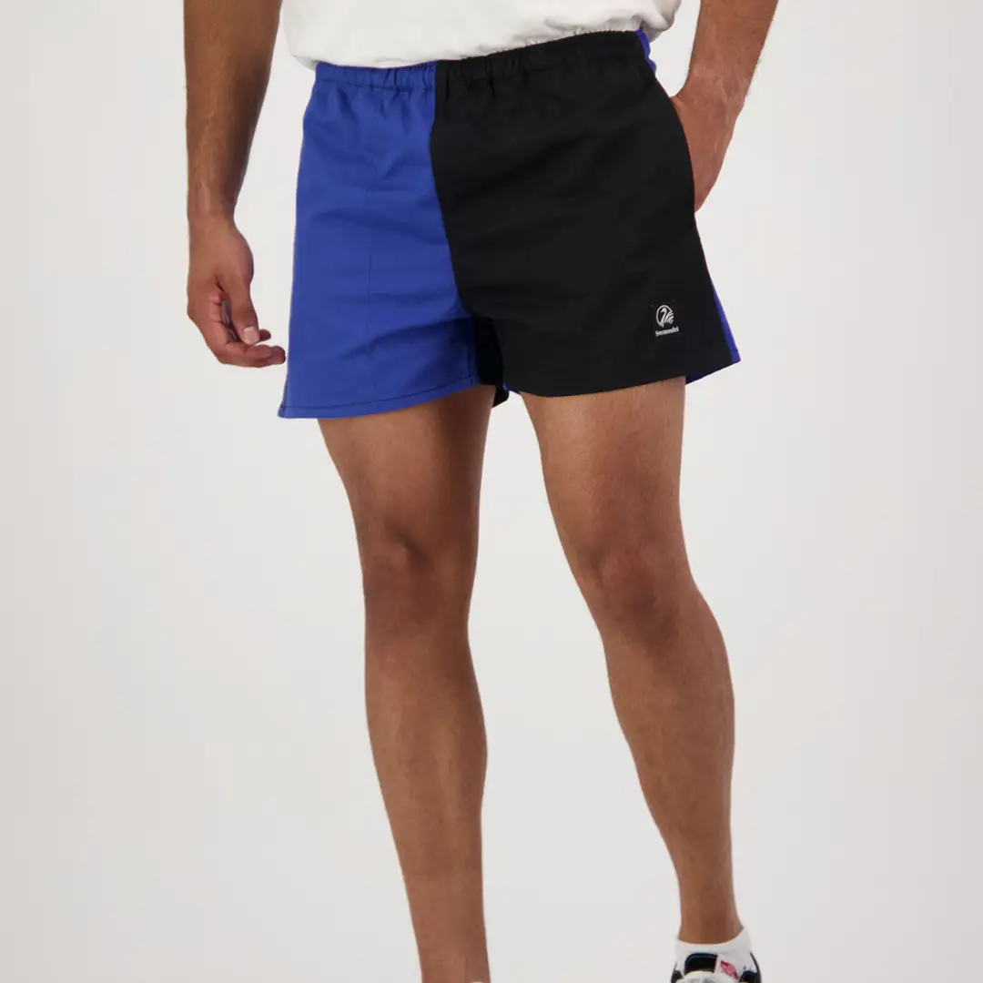 Swanndri Cotton Harlequin Rugby Shorts - Image 2