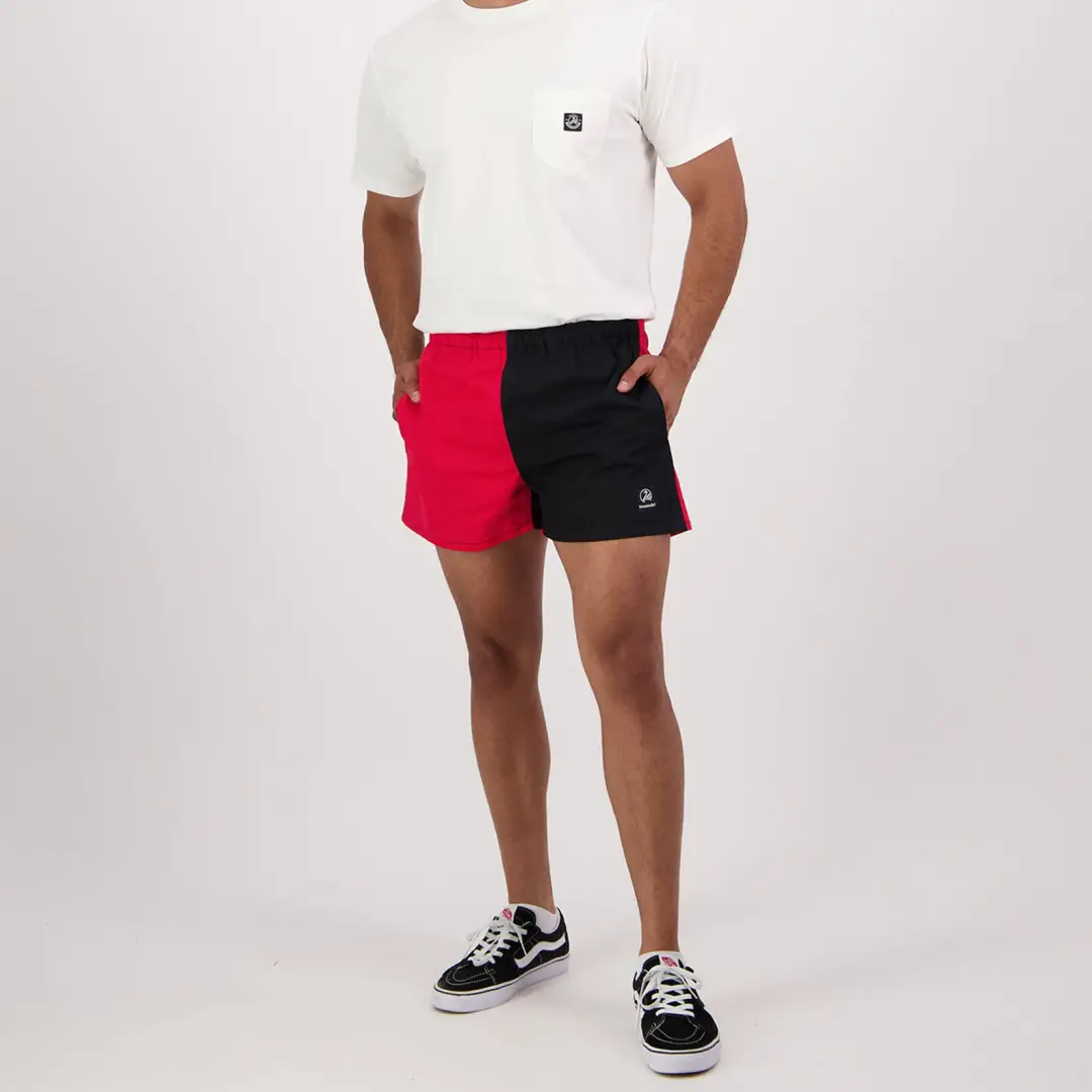 Swanndri Cotton Harlequin Rugby Shorts - Image 4
