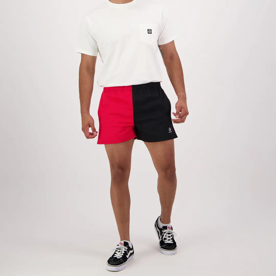Swanndri Cotton Harlequin Rugby Shorts - Image 6