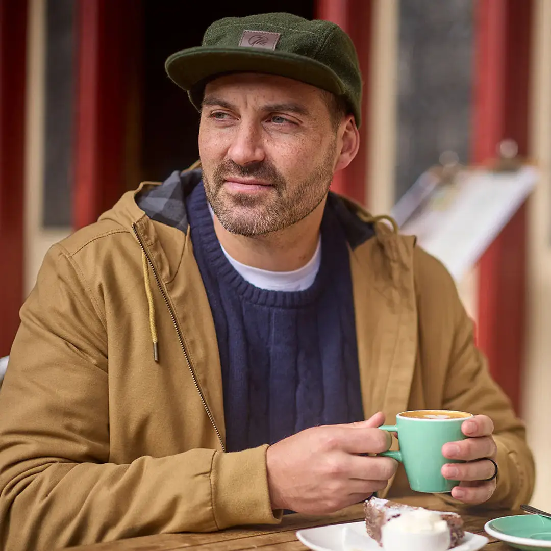 Swanndri Doncaster Mens Cable Knit Crew - Image 2