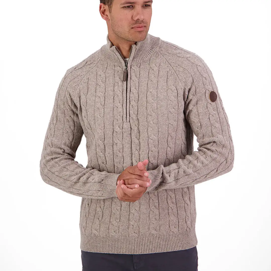 Swanndri Doncaster V2 Zip Cable Knit
