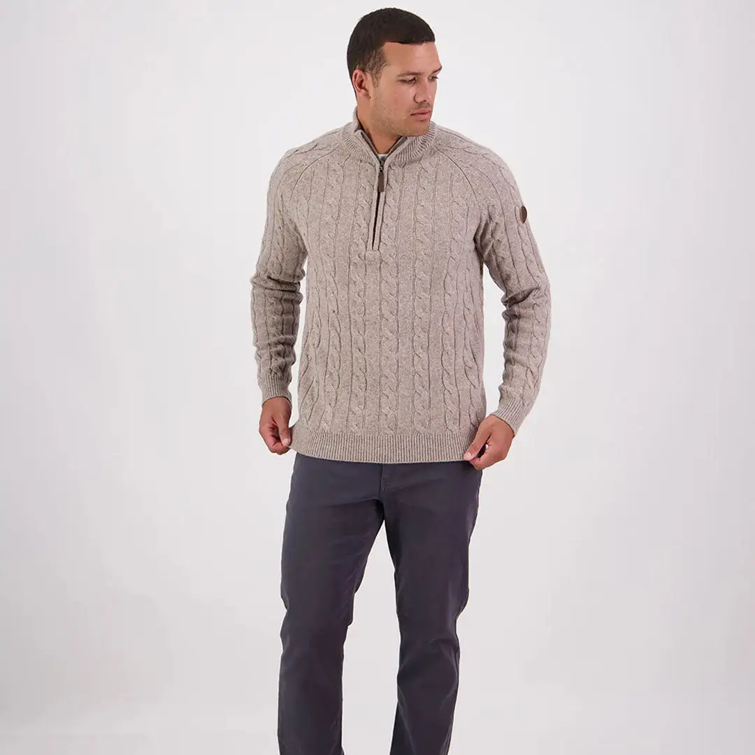 Swanndri Doncaster V2 Zip Cable Knit - Image 3