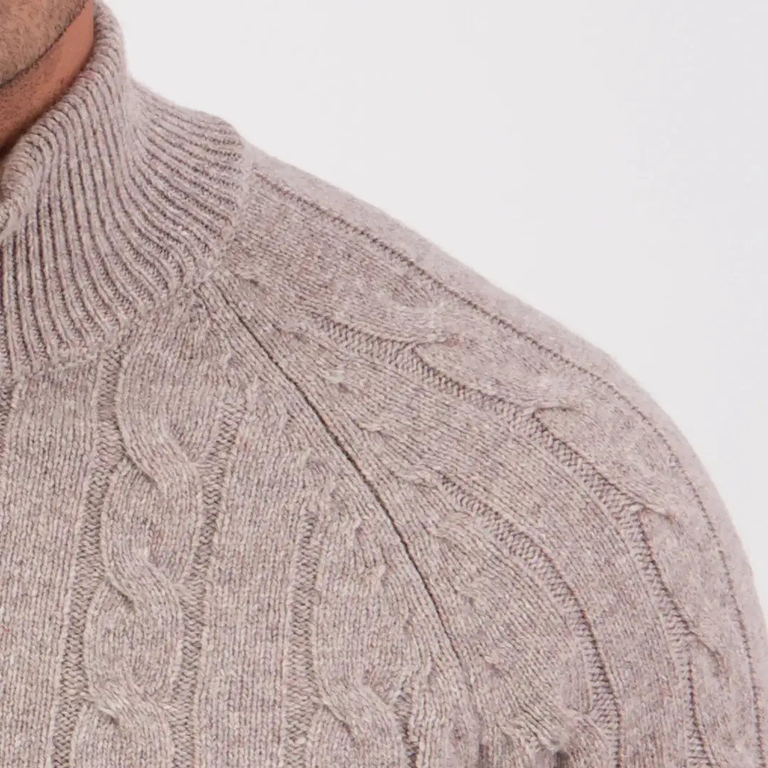 Swanndri Doncaster V2 Zip Cable Knit - Image 4