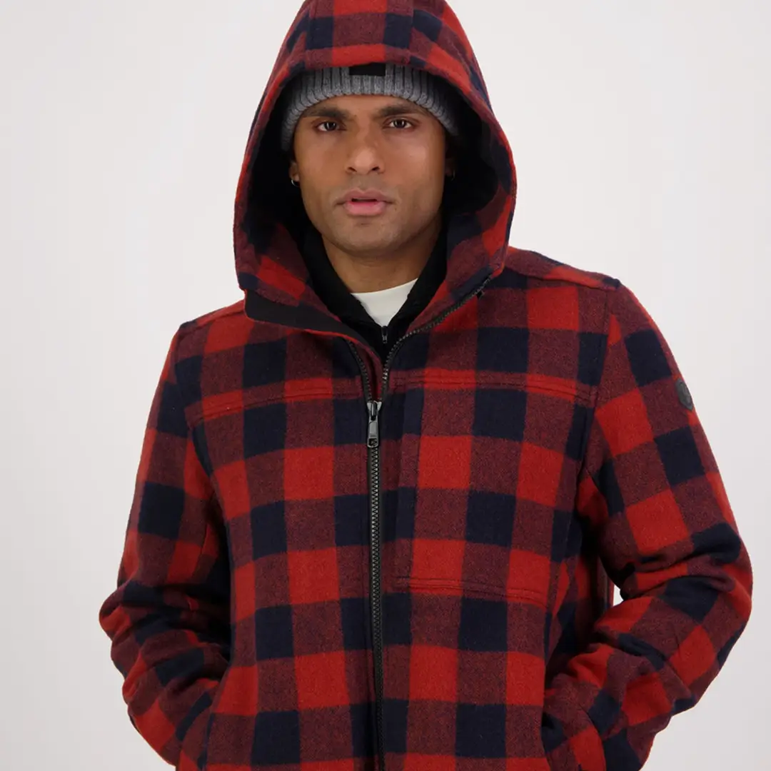 Swanndri Hudson Wool Hoodie - Image 2