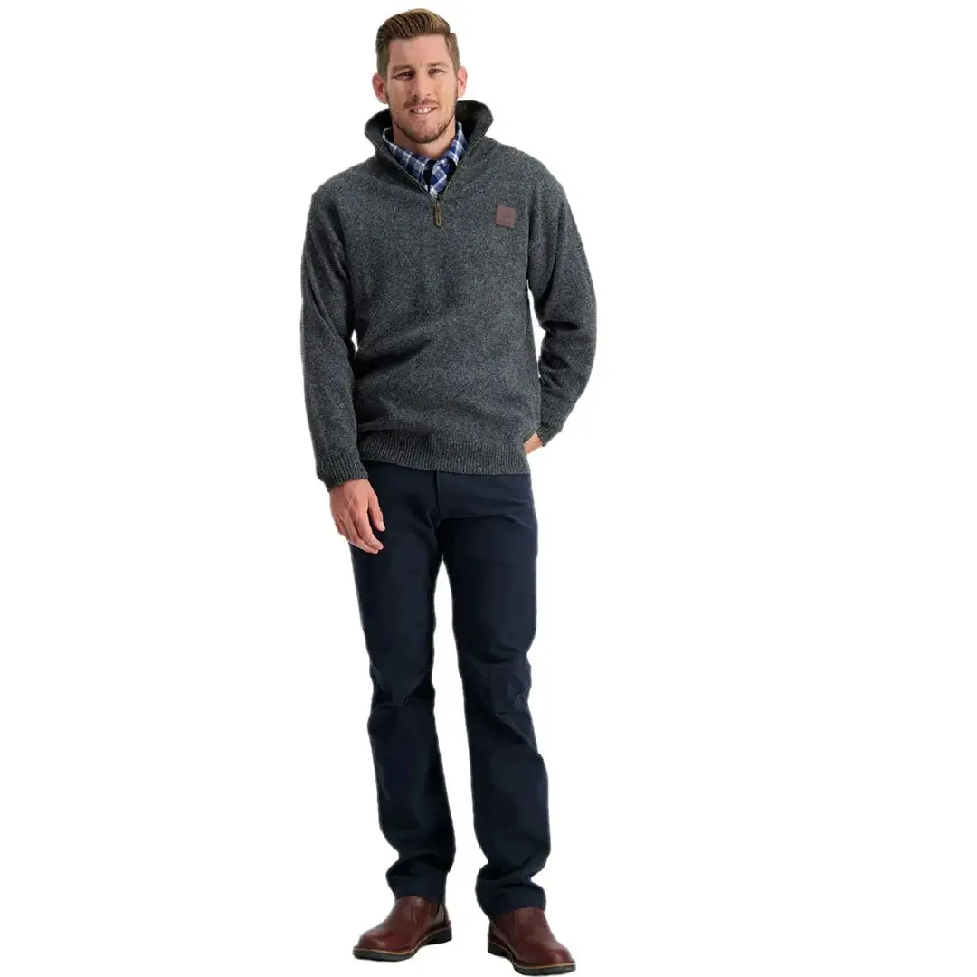 Swanndri Mariner Zip Neck Jumper - Image 4
