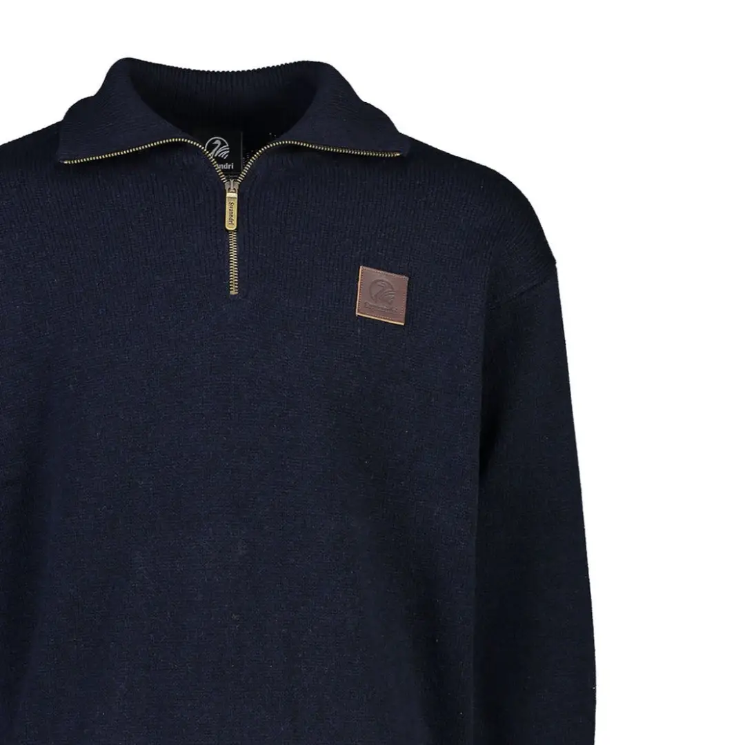 Swanndri Mariner Zip Neck Jumper - Image 2