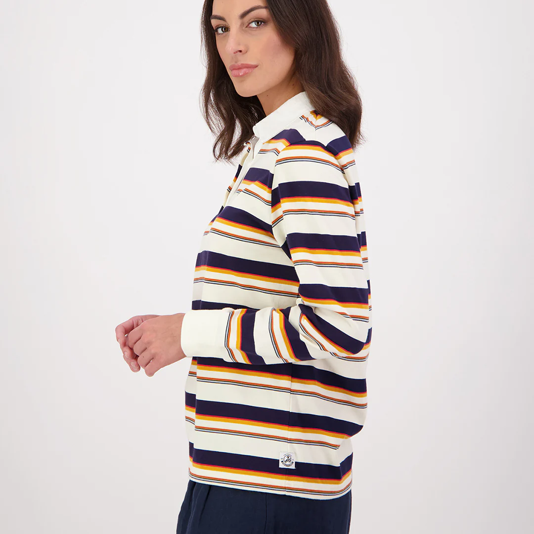 Swanndri Massey Womens Stripe Rugby Shirt - Image 2