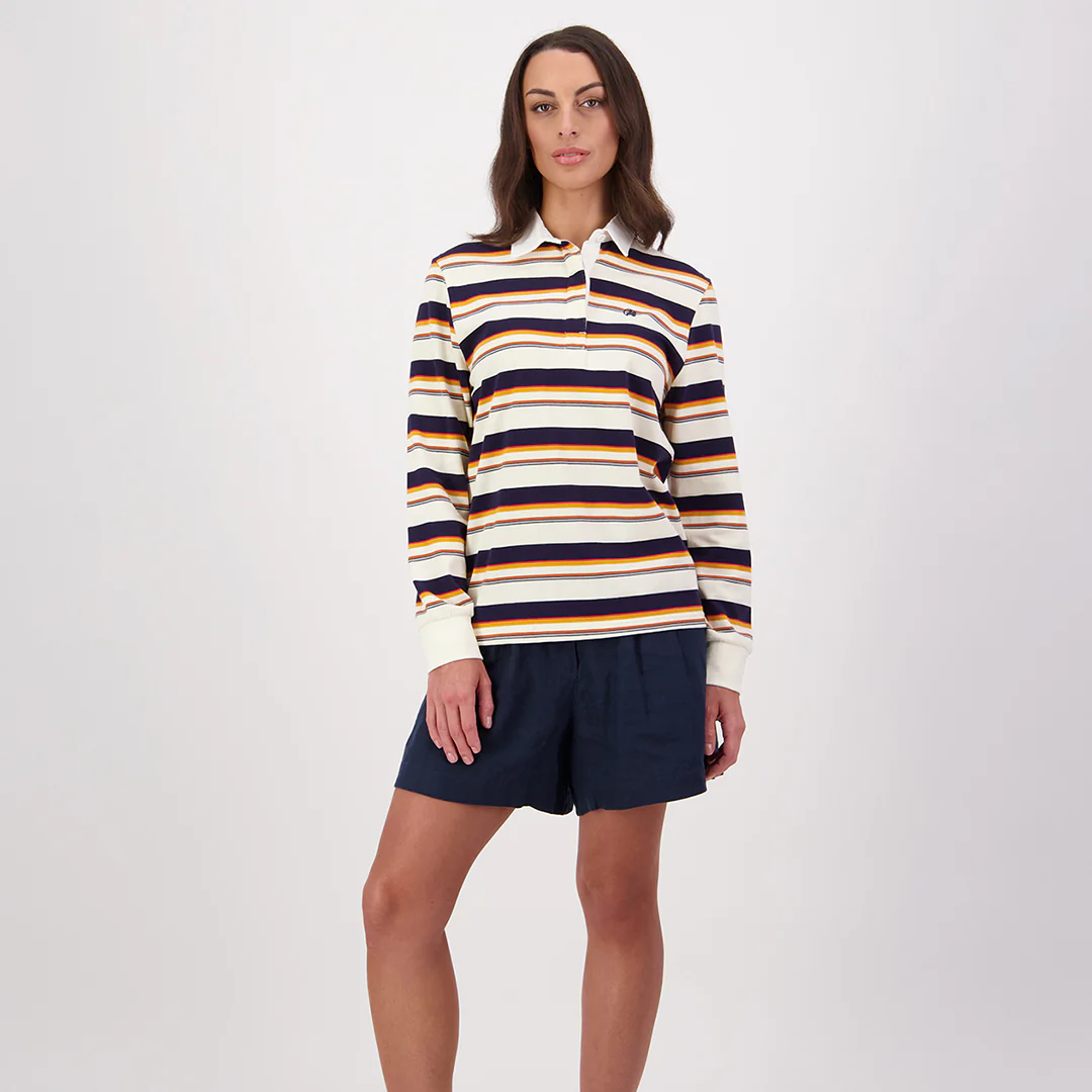 Swanndri Massey Womens Stripe Rugby Shirt - Image 5