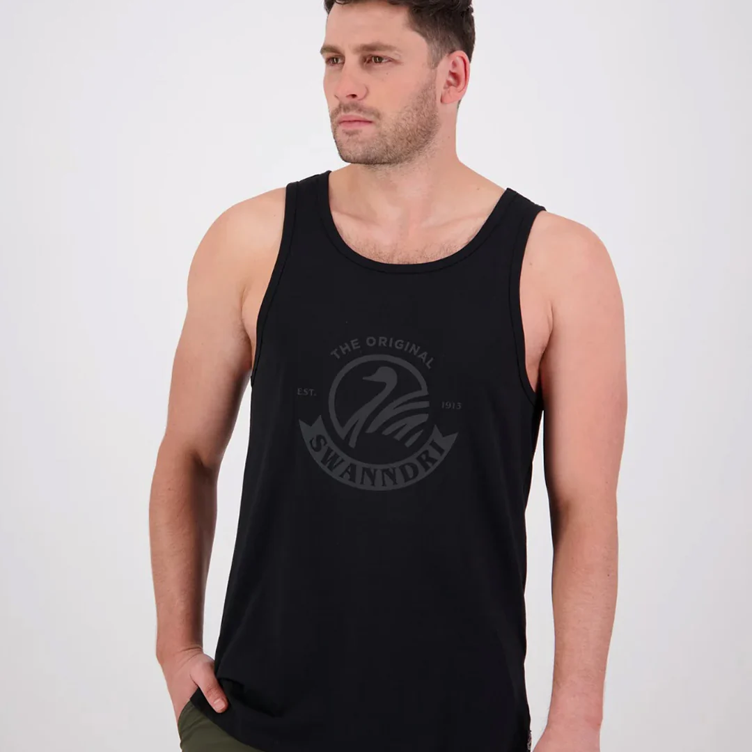 Swanndri Classic Printed Singlet - Image 2