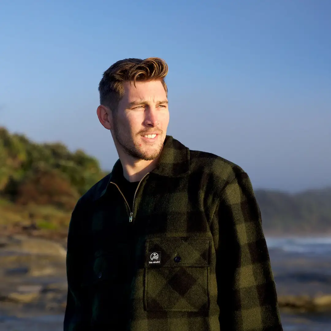 Swanndri Ranger Wool Zip Front Bushshirt - Image 2