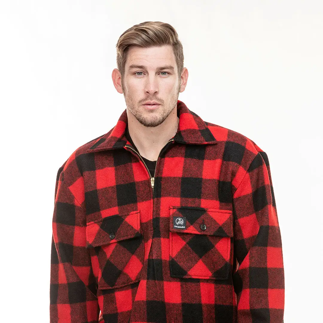 Swanndri Ranger Wool Zip Front Bushshirt - Image 5
