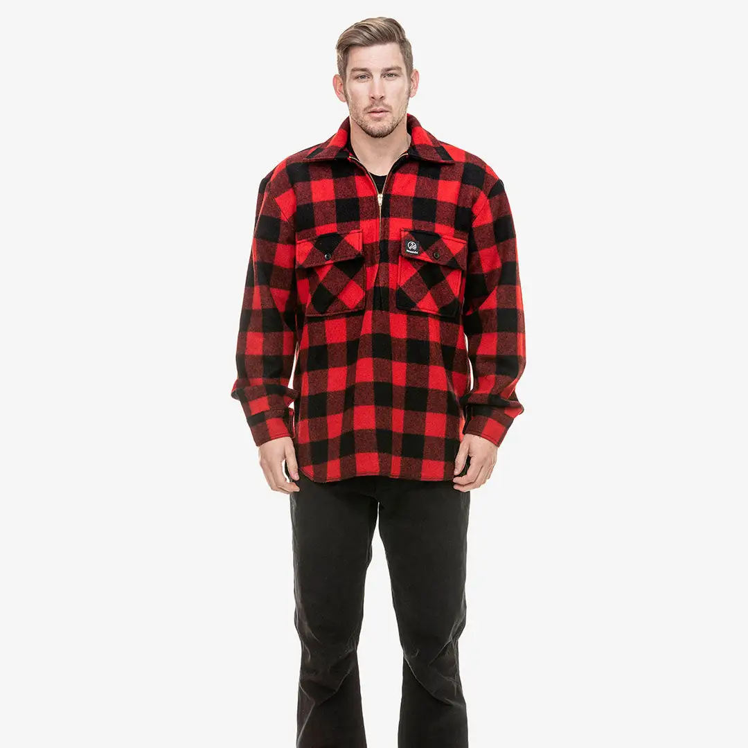 Swanndri Ranger Wool Zip Front Bushshirt - Image 6