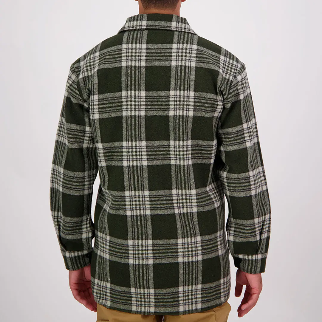 Swanndri Ranger Wool Zip Front Bushshirt - Image 3