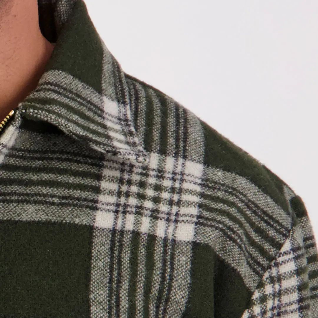 Swanndri Ranger Wool Zip Front Bushshirt - Image 5