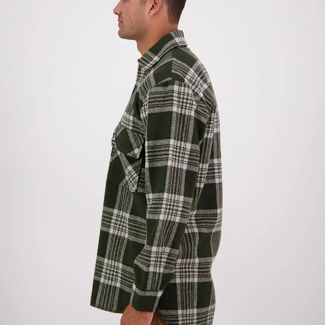 Swanndri Ranger Wool Zip Front Bushshirt - Image 7