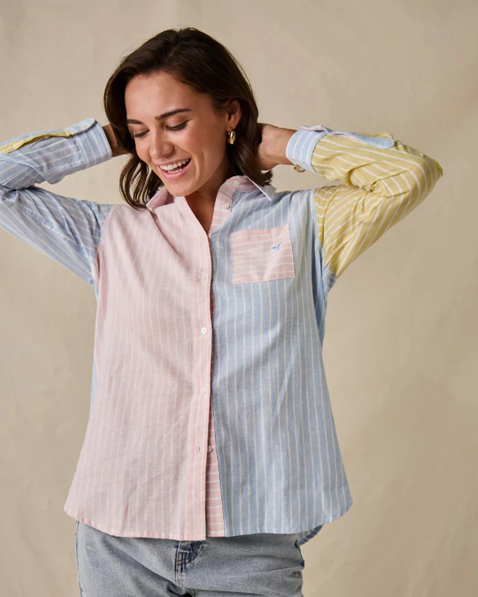 Whale of a Time Womens Banbury Linen Shirt - Image 2