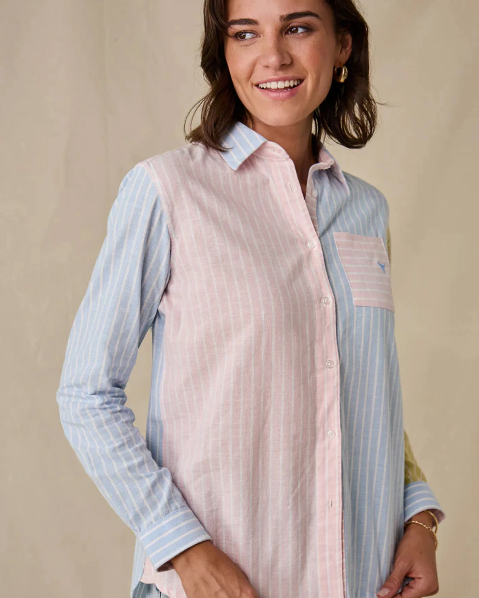 Whale of a Time Womens Banbury Linen Shirt - Image 8
