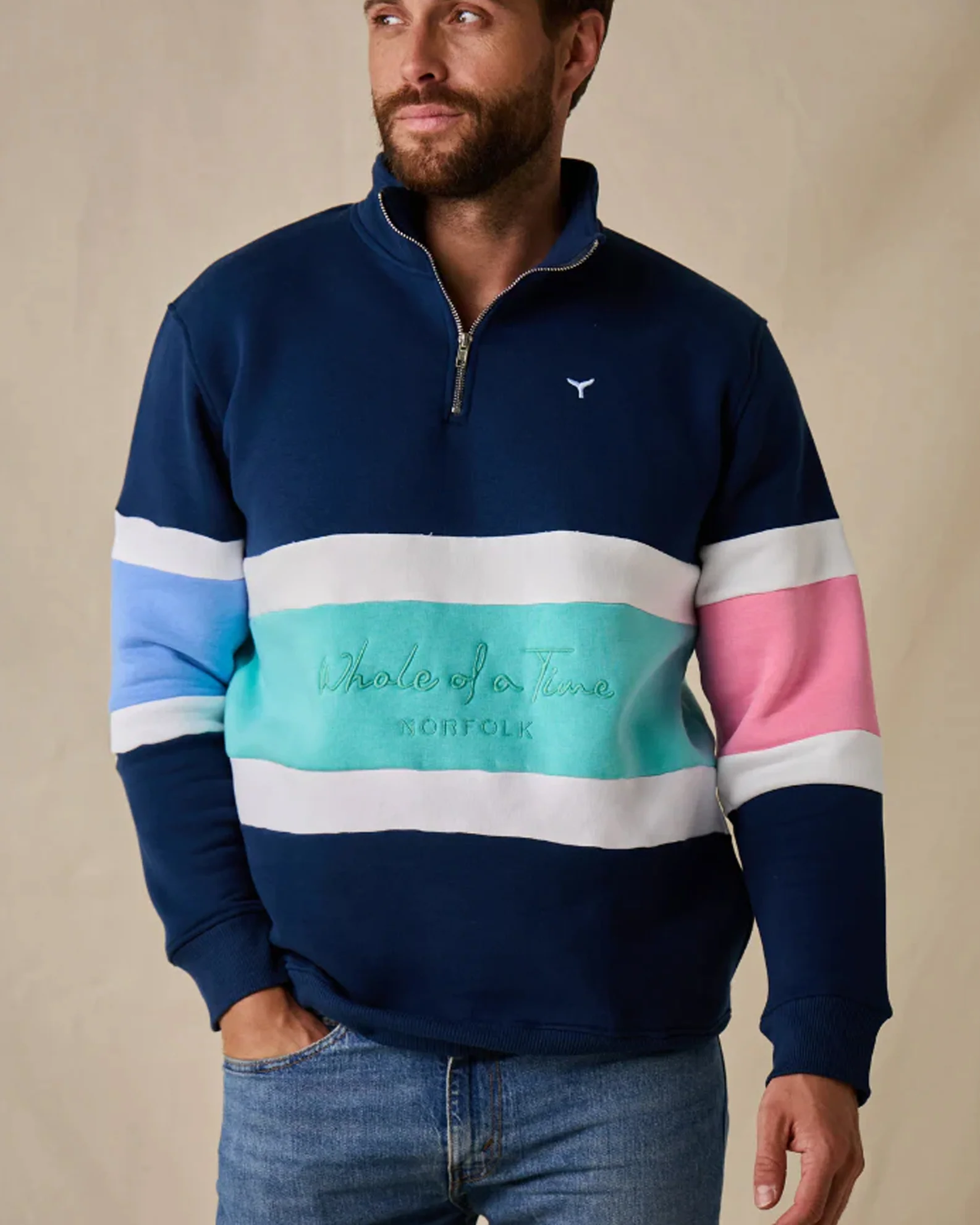 Whale of a Time Unisex Evesham Quarter Zip - Image 10
