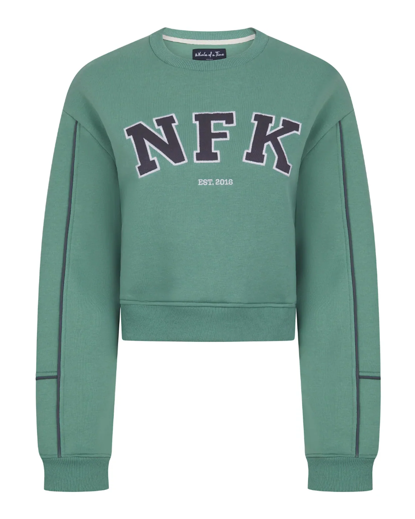 Whale of a Time Womens Norfolk Original Cropped Sweatshirt