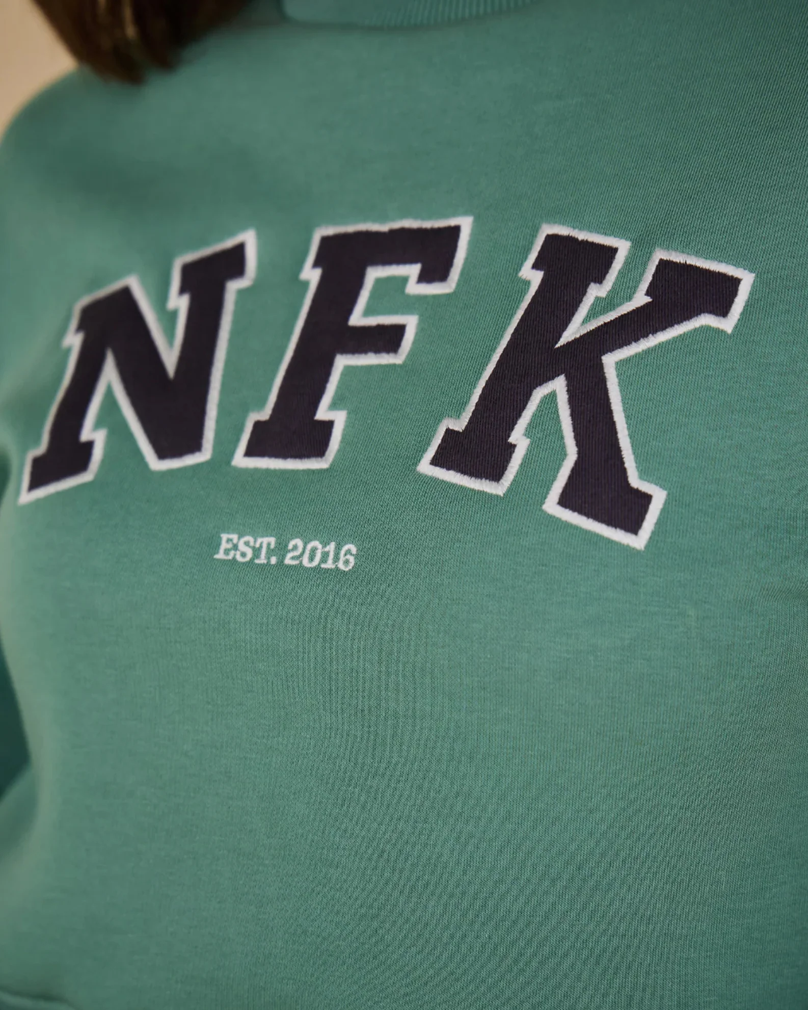 Whale of a Time Womens Norfolk Original Cropped Sweatshirt - Image 3