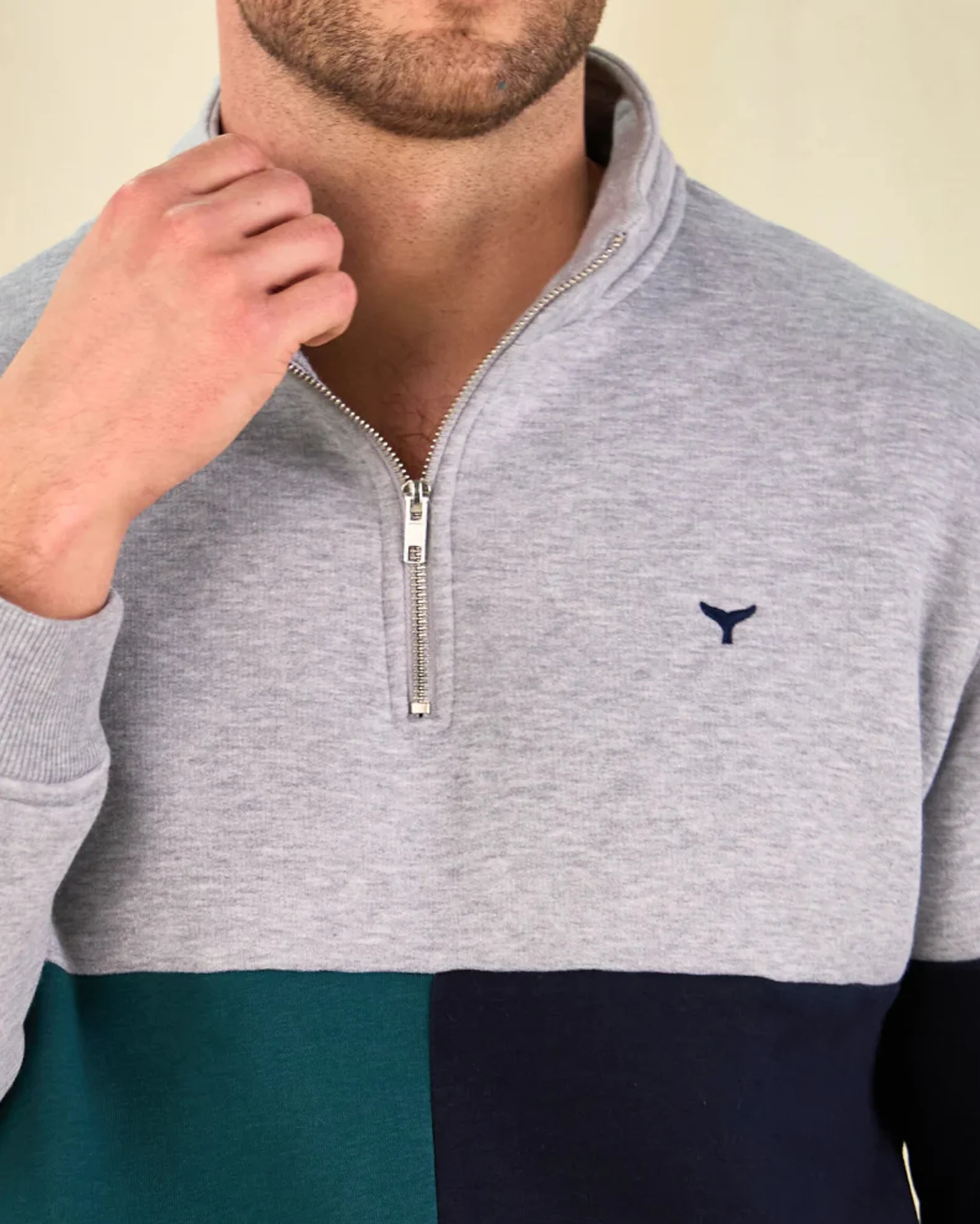 Whale of a Time Unisex Norfolk Quarter Zip - Image 8