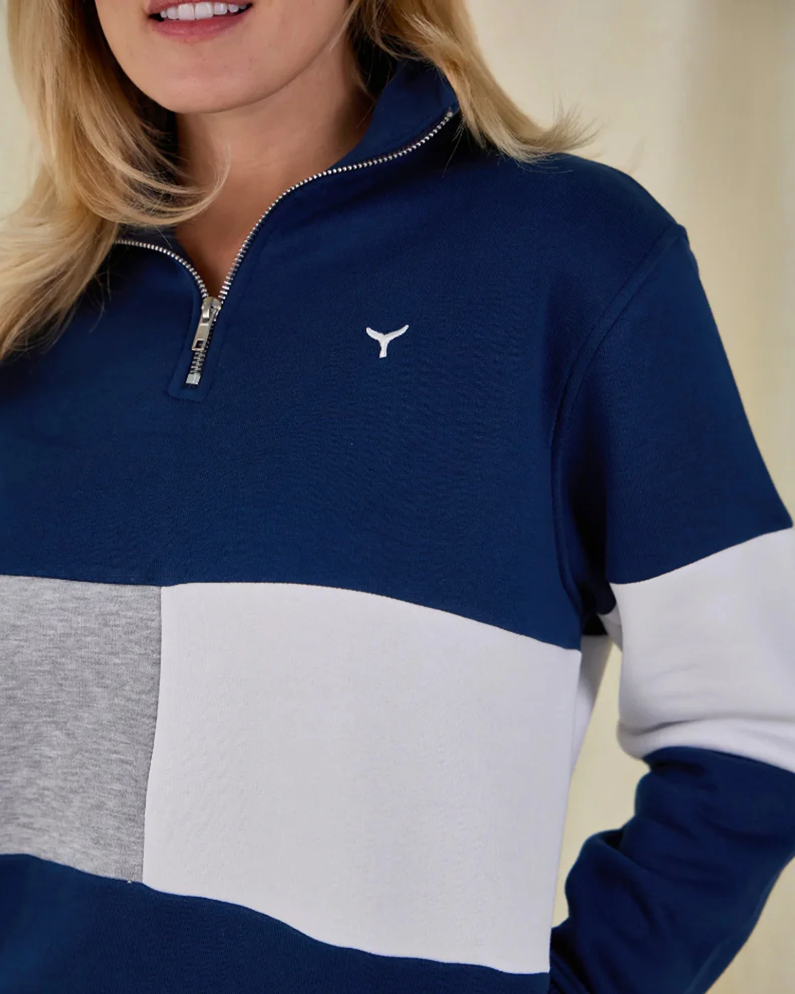 Whale of a Time Unisex Norfolk Quarter Zip - Image 4