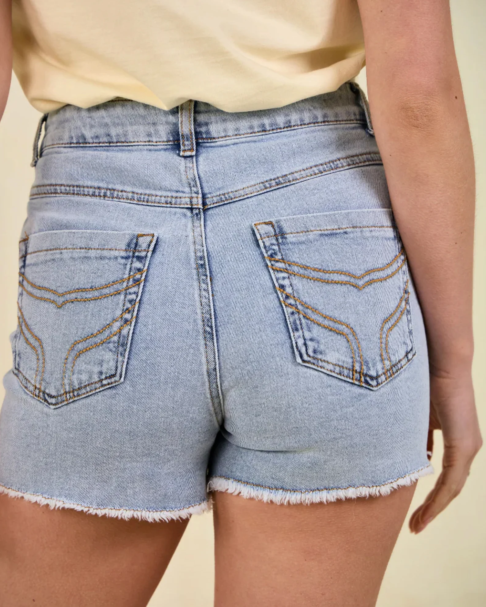 Whale of a Time Womens Signature Denim Shorts - Image 3